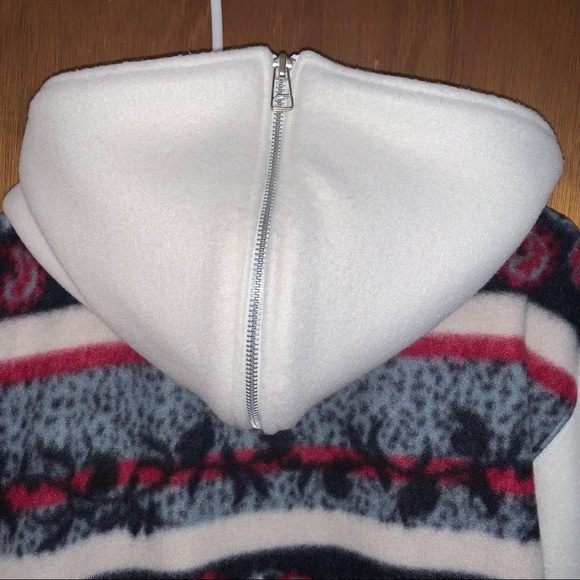 Women’s XL Vintage CLIMATE ZONE Zip Hood Full Zip Thick Fleece Coat EXCELLENT - Picture 11 of 15